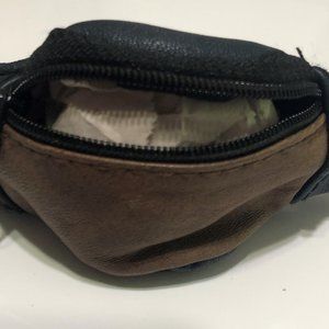 Genuine Leather Change Purse - Handmade - Miniature Fanny Pack
